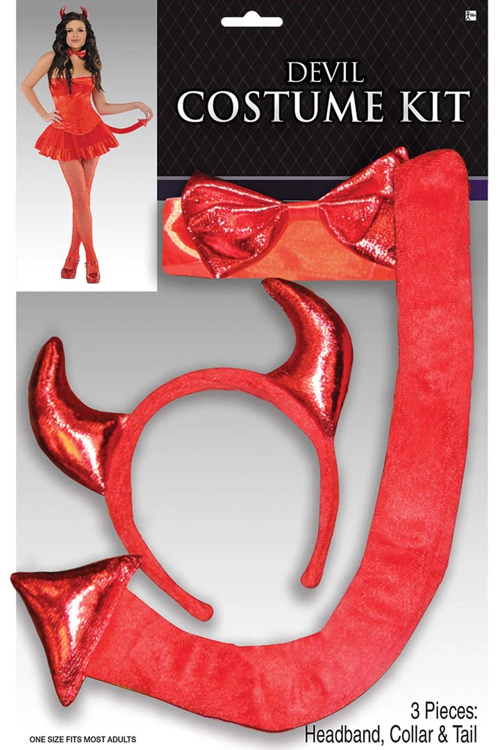 AMSCAN Adult Devil Costume Kit 4 AMSCAN Adult Devil Costume Kit