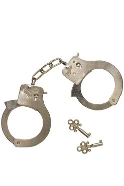 AMSCAN Handcuff & Restraints Metal Handcuffs Costume Accessory