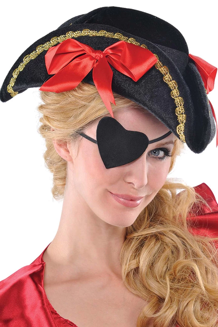 AMSCAN Heart Shape Pirate Eye Patch Costumes 3 AMSCAN Heart Shape Pirate Eye Patch Costumes
