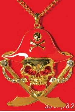 AMSCAN Pirate Skull Necklace