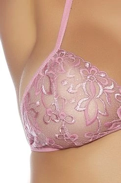 Popsi Lingerie Too Hot To Handle Magenta Bralette & Thong Panty 8 Popsi Lingerie Too Hot To Handle Magenta Bralette & Thong Panty