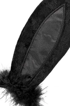 AMSCAN Black Velvet Bunny Ears