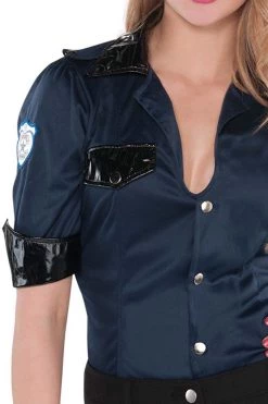 AMSCAN Women's Police Officer Costume Top