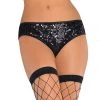 AMSCAN Black Sequin Party Panty