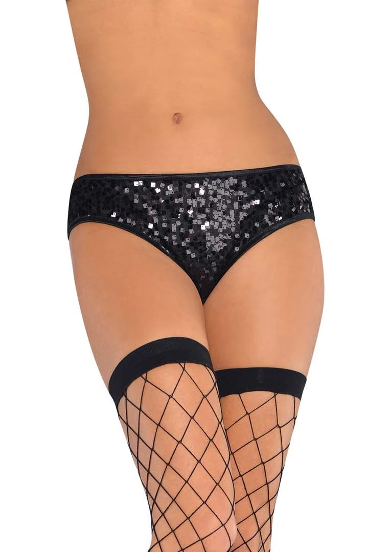 AMSCAN Black Sequin Party Panty 3 AMSCAN Black Sequin Party Panty
