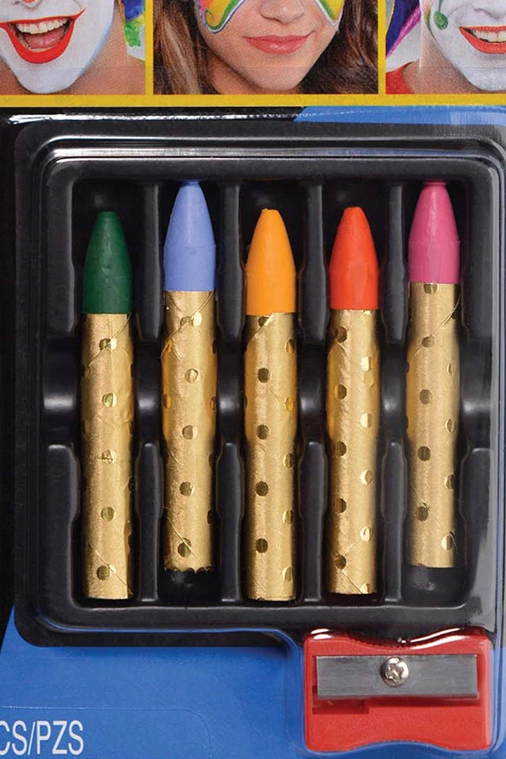 AMSCAN Costumes Colorful Costume Makeup Sticks 4 AMSCAN Costumes Colorful Costume Makeup Sticks