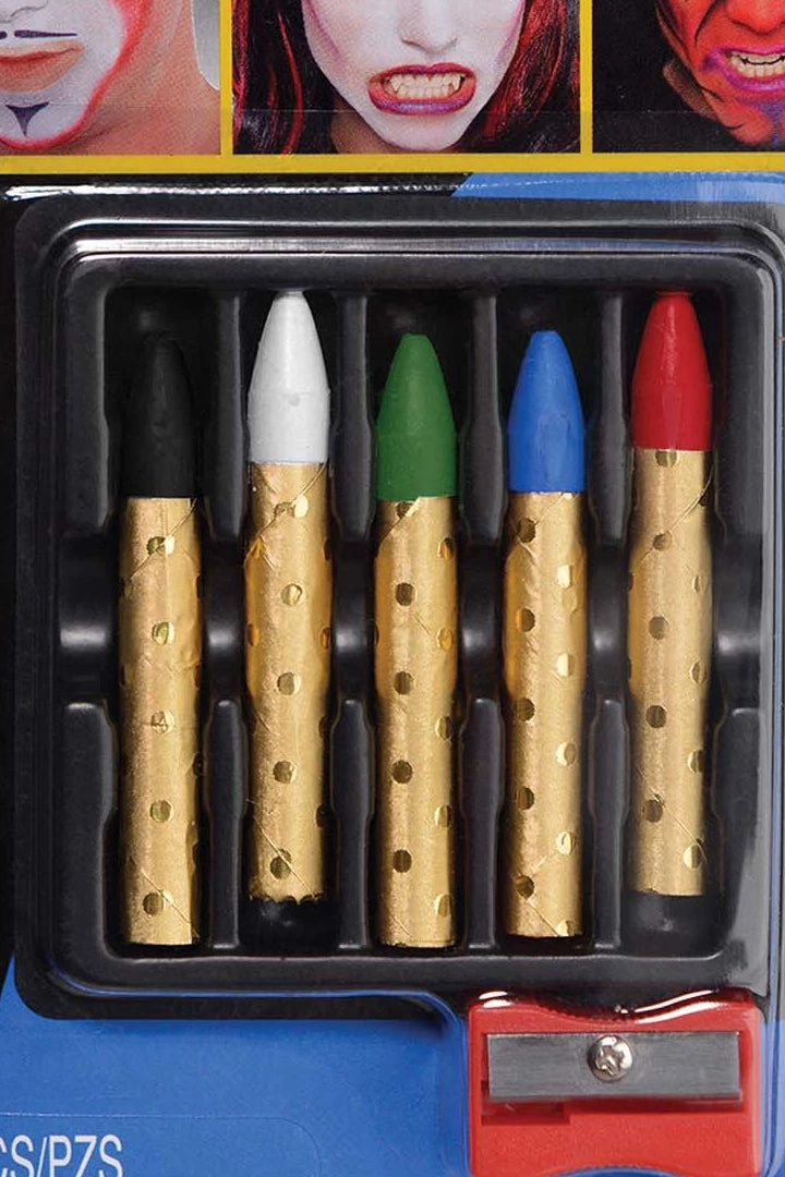 AMSCAN Costumes Bold Color Costume Makeup Sticks 4 AMSCAN Costumes Bold Color Costume Makeup Sticks