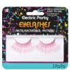 AMSCAN Glow In The Dark & Neon Electric Neon Pink & Silver Lashes 2 AMSCAN Glow In The Dark & Neon Electric Neon Pink & Silver Lashes