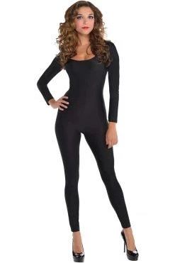 AMSCAN Basic Black Full Catsuit
