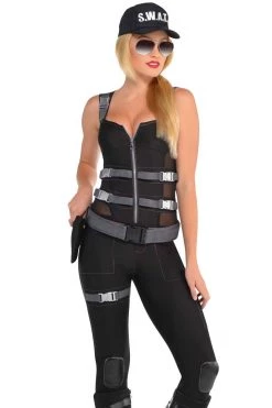 AMSCAN Costumes Tactical Diva SWAT Costume
