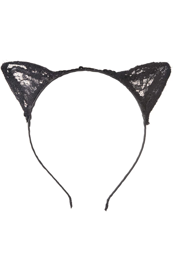 AMSCAN Costumes Lace Cat Ears Headband 3 AMSCAN Costumes Lace Cat Ears Headband