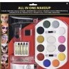 AMSCAN All-In-One Halloween Makeup Kit Costumes