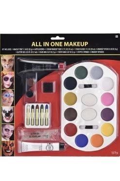 AMSCAN All-In-One Halloween Makeup Kit Costumes