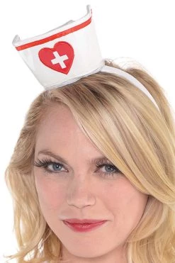 AMSCAN Costumes Mini Nurse Hat Costume Accessory