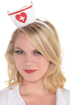 AMSCAN Costumes Mini Nurse Hat Costume Accessory