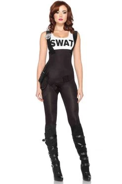 Leg Avenue Top SWAT Cutie Jumpsuit Costume Costumes