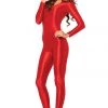 Leg Avenue Red Spandex Catsuit Sexy Bodysuits & Rompers