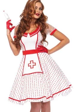 Leg Avenue Bedside Betty Nurse Costume Costumes