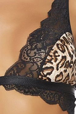 Popsi Lynx Leopard Bralette & Panty
