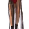 Leg Avenue Ravewear Multi Slit Black Skirt
