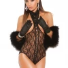 Elegant Moments Ultra Sexy Cupless Open Back Teddy
