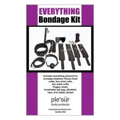 Entrenue BDSM Everything Bondage Kit - Black
