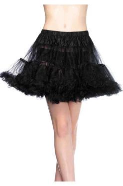 Leg Avenue Black Layered Tulle Petticoat