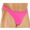 Elegant Moments Men's Hot Pink Lycra Thong Male Thongs