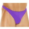 Elegant Moments Men's Purple Lycra Thong
