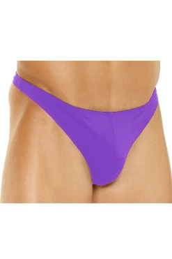 Elegant Moments Men's Purple Lycra Thong