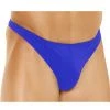Elegant Moments Male Thongs Men's Royal Blue Lycra Thong