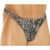 Elegant Moments Men's Snake Lycra Thong Male Thongs