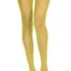 Music Legs Glow In The Dark & Neon Neon Green Fishnet Pantyhose