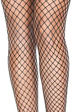 Music Legs Black Fishnet Pantyhose Ravewear