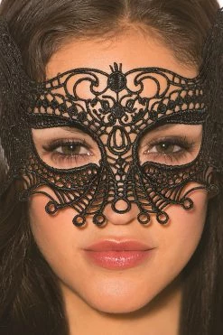 Shirley Of Hollywood Bedroom Costumes Embroidered Web Eye Mask