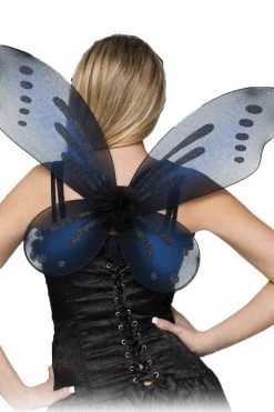 Fun World Black Fairy Pixie Wings Costumes