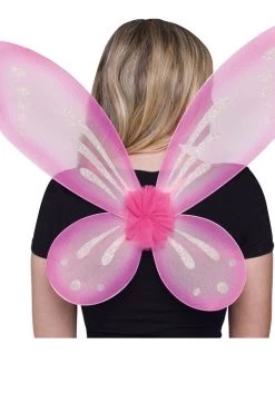 Fun World Accessories (Costume) Pink Fairy Pixie Wings 5 Fun World Accessories (Costume) Pink Fairy Pixie Wings