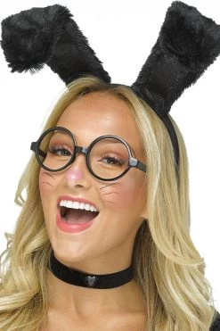 Fun World Black Bunny Selfie Filter Costume Accessory