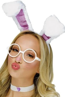 Fun World White Bunny Selfie Filter Costume Accessory
