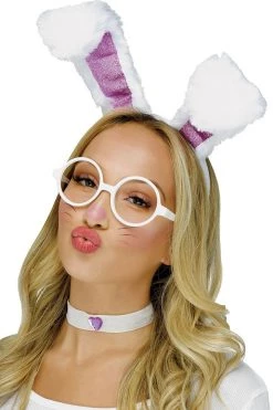 Fun World White Bunny Selfie Filter Costume Accessory