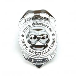 Entrenue Costumes Boob Inspector Badge