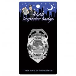 Entrenue Costumes Boob Inspector Badge