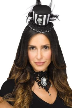 Fun World Victorian Vampire Hat & Choker Costume Accessory Costumes