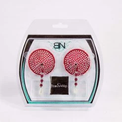 Entrenue Bijoux De Nip Round Red Crystal Pasties W/ Facet Beads Accessories 7 Entrenue Bijoux De Nip Round Red Crystal Pasties W/ Facet Beads Accessories