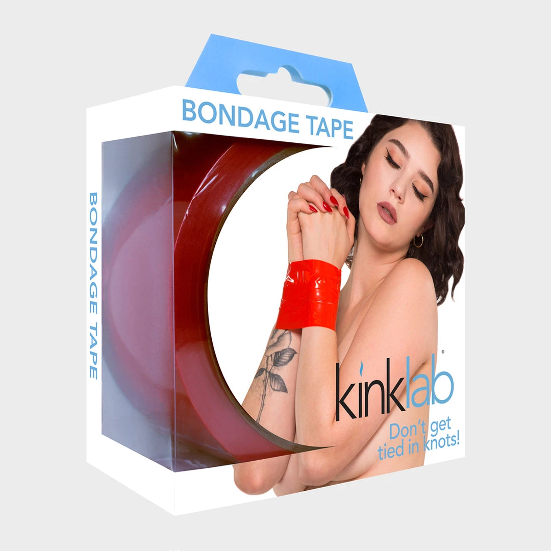 Entrenue BDSM Bondage Tape - Red 5 Entrenue BDSM Bondage Tape - Red
