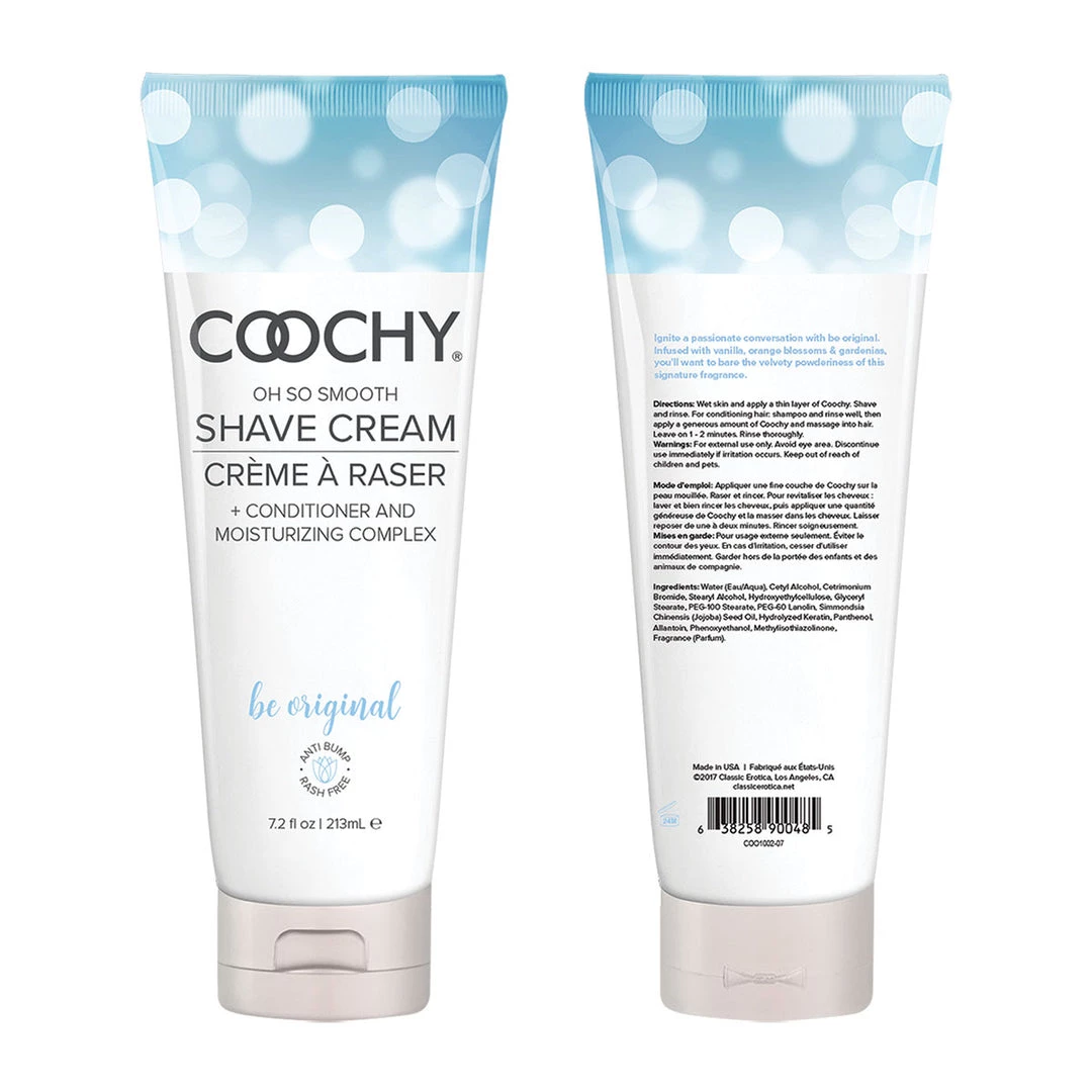 Entrenue Accessories Coochy Shave Cream 7.2oz - Be Original 4 Entrenue Accessories Coochy Shave Cream 7.2oz - Be Original