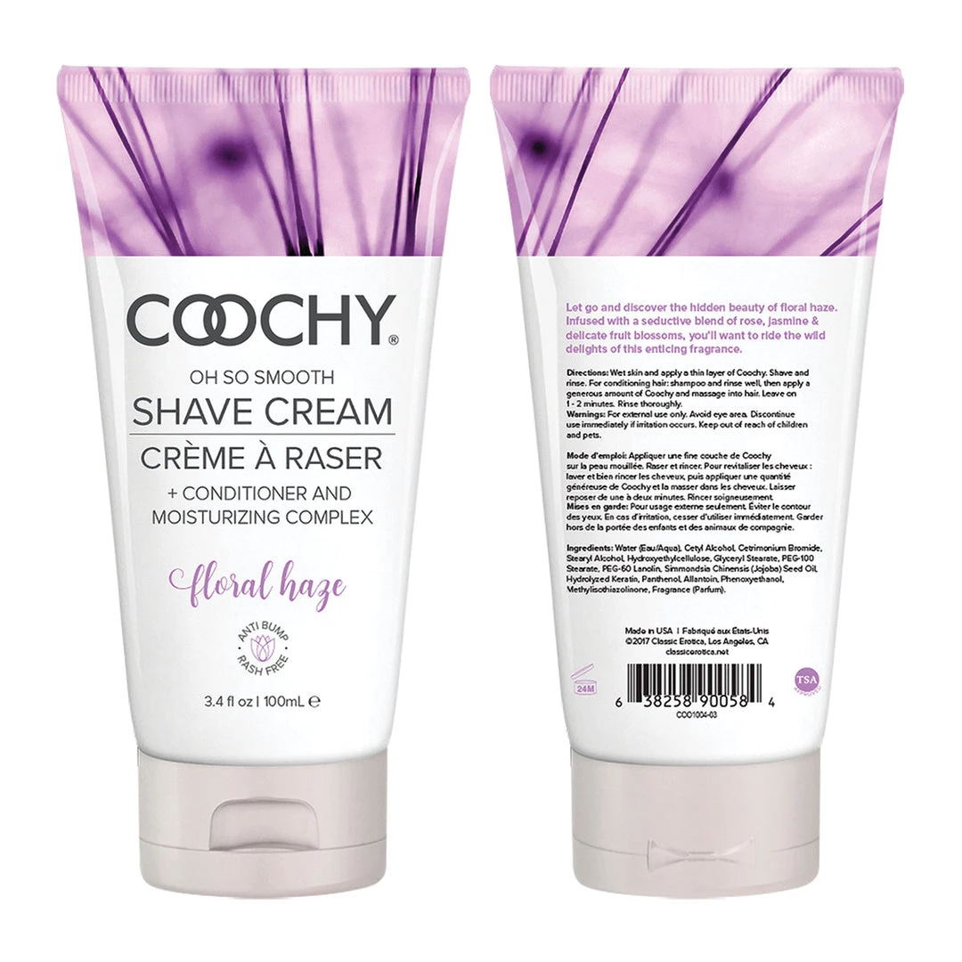 Entrenue Coochy Shave Cream 3.4oz - Floral Haze Accessories 5 Entrenue Coochy Shave Cream 3.4oz - Floral Haze Accessories