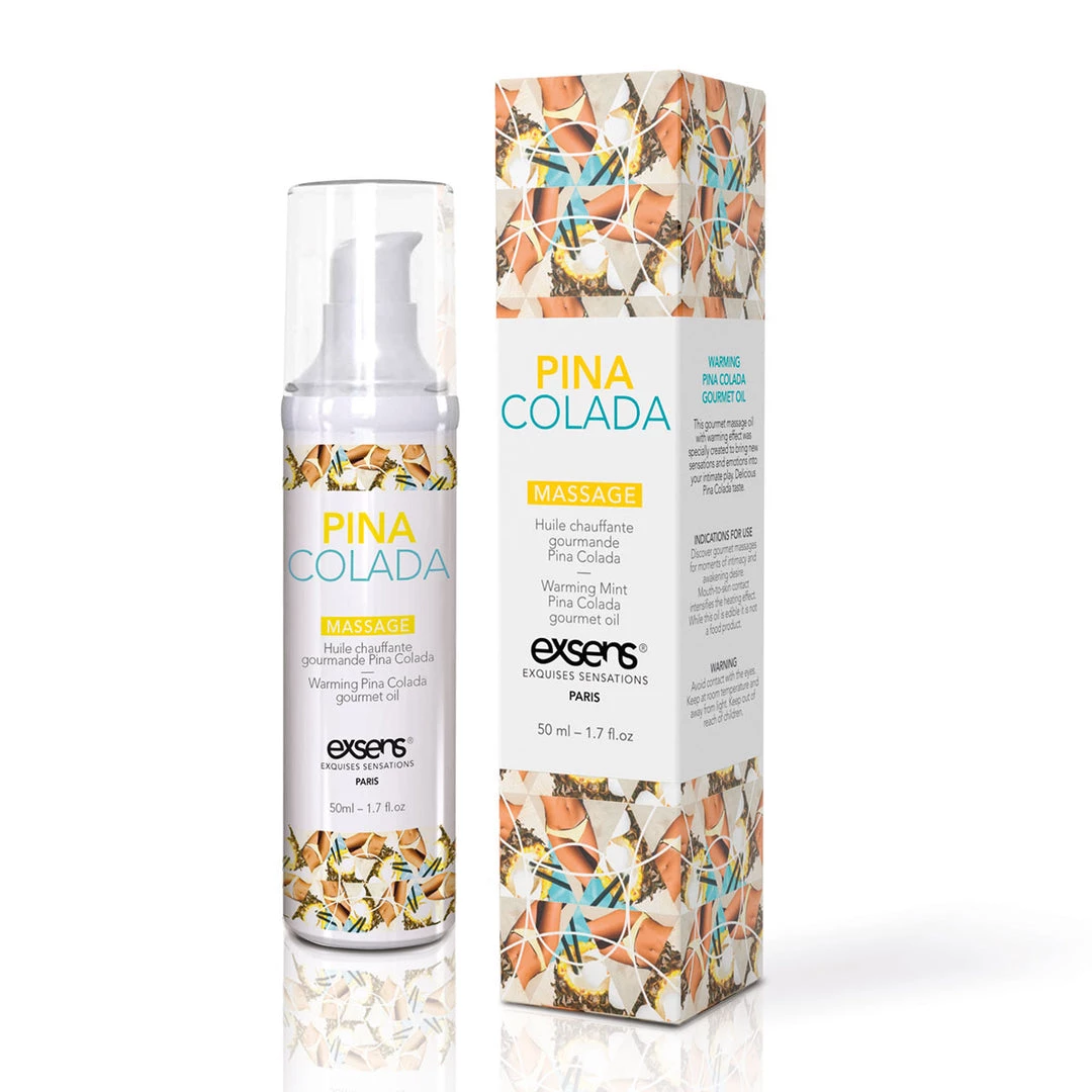 Entrenue Exsens Warming Massage Oil 50 Ml. - Pina Colada 3 Entrenue Exsens Warming Massage Oil 50 Ml. - Pina Colada