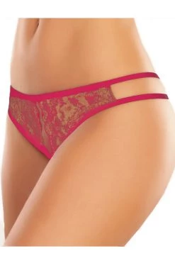 Allure Sweet Honey Hot Pink Peek-a-Boo Panty
