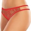 Allure Lingerie Sweet Honey Red Peek-a-Boo Panty